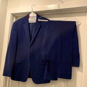 Kenneth Cole Reaction Suit (Navy) Blazer + Pants
